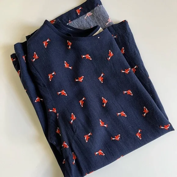 H M Tops Koi Fish Pattern Tshirt Poshmark